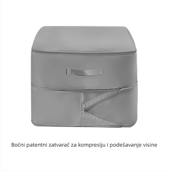 Kompresivna vreća za pokrivače i sezonsku odjeću, putno skladištenje, zaštita od prašine za jakne od perja