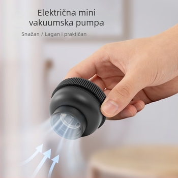 Mini vakuumska pumpa za vrećice za pohranu, izravna veza s pametnim telefonom