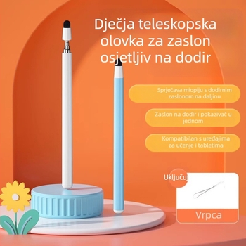 Izvlačiva dodirna olovka za djecu – pokazna štapić za čitanje, uređaj za učenje s dodirnim zaslonom