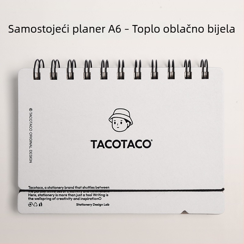 Maihe Tacotaco spiralni dnevnik i planer bilježnica