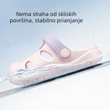 Happy Mary ljetne klogs za muškarce, žene i djecu, s zatvorenim prstima i mekanom protukliznom potplatom