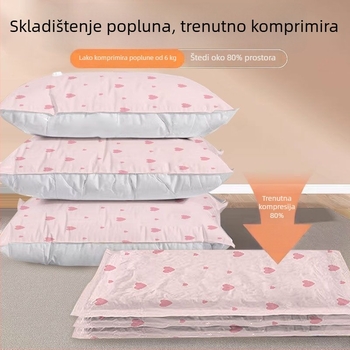 Vakuumska kompresijska vreća za pokrivače i odjeću, ekstra veliki, za preseljenje i kućno skladištenje