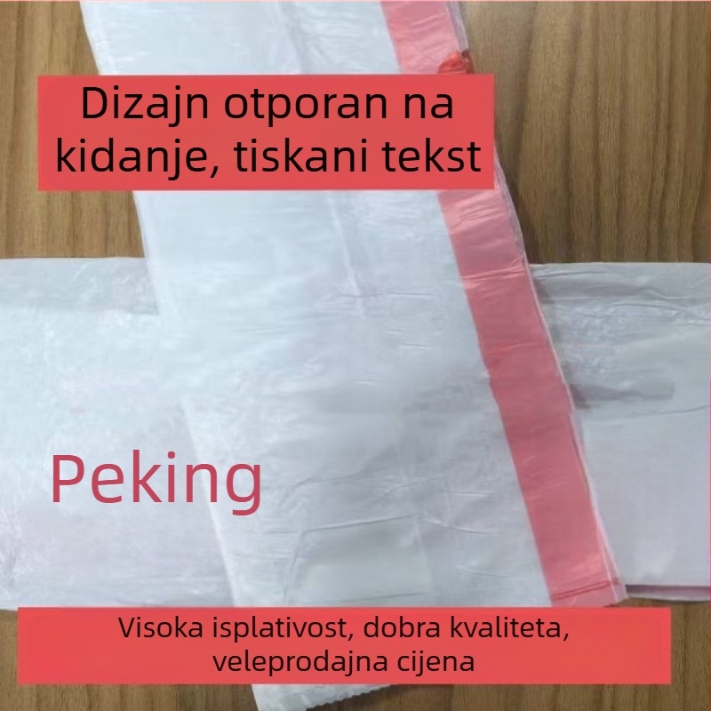 Debeli vrećice za otpad s mogućnošću tiskanja i debeli koš za otpad sa šnnom, za čišćenje i kućanstvo