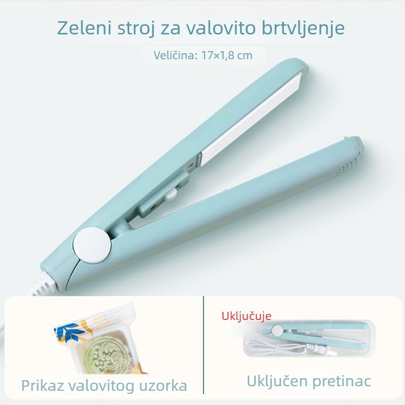Mini stroj za pečaćenje za kućnu upotrebu, prijenosni toplinski pečat za plastične pakete