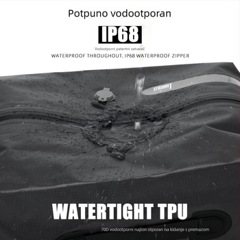 Bezpumpna vakuumska torba za putovanje s odjećom, otporna na vlagu, prenosni organizator za pohranu