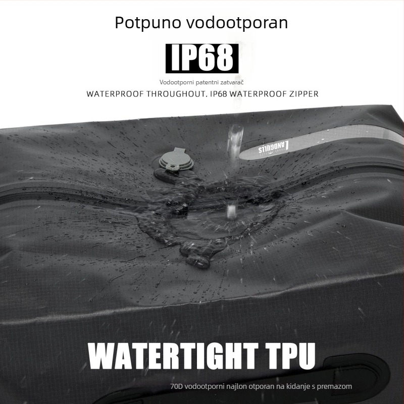 Bezpumpna vakuumska torba za putovanje s odjećom, otporna na vlagu, prenosni organizator za pohranu