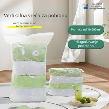 Putni organizator odjeće s trodimenzionalnim zatvorenim vrećama za skladištenje, bez vakuuma