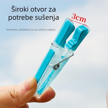Šareni plastični klips za sušenje, otporan na vjetar, za donje rublje, čarape, košulje i kravate – četverodijelni set