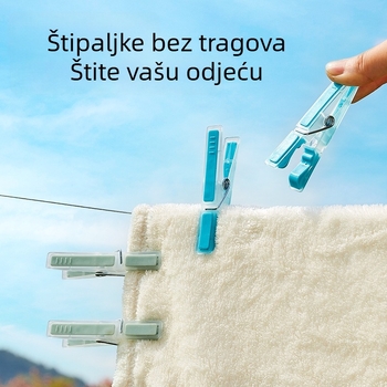 Šareni plastični klips za sušenje, otporan na vjetar, za donje rublje, čarape, košulje i kravate – četverodijelni set