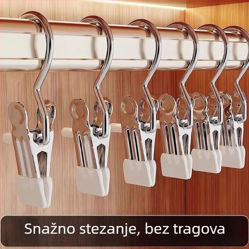 Nešivne metalne kopče za hlače i suknje s kukama – višenamjenski vješalica s jednim klipom