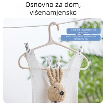Camellia spona za rublje od nehrđajućeg čelika – višefunkcionalni otporni klips za odjeću, pokrivače i čarape; bez traga, snažna za bebe i odrasle