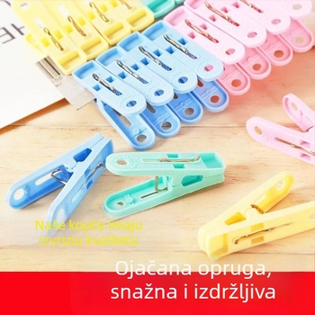 Kućne plastične štipaljke za rublje, izdržljive i male, otporne na vjetar za pričvršćivanje odjeće i ručnika
