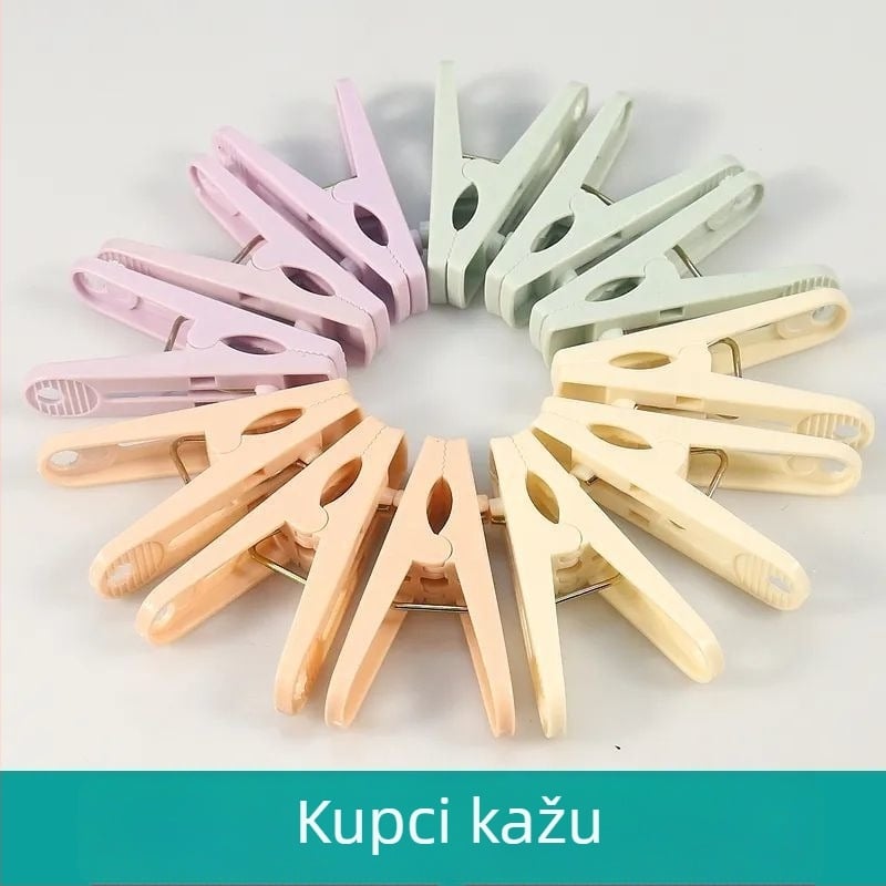 Kućne plastične štipaljke za rublje, izdržljive i male, otporne na vjetar za pričvršćivanje odjeće i ručnika