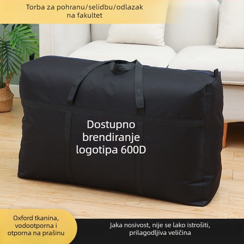 Torba za pohranu od Oxford platna za odjeću, prašini otpornu i vlagu otpornu, debela torba za deke i preseljenje