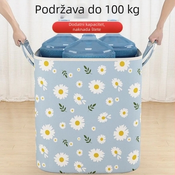 Daisy torba za skladištenje ćebadi, debela izrada, ekstra velika kapacitet, kubni oblik, za odjeću i ćebade