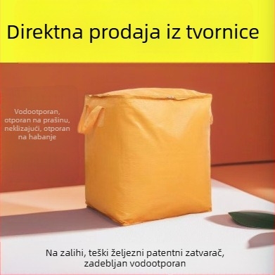 Torba za preseljenje i skladištenje velike kapacitete, vodootporna, debela tkana torba za dom