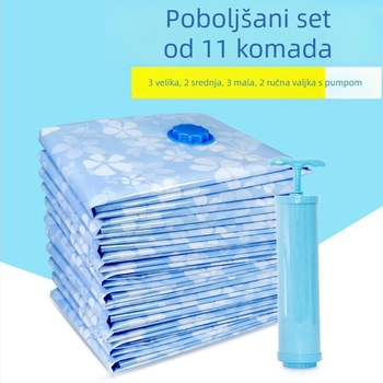 Vakuumska kompresijska vrećica s ventilom za odjeću i pokrivače