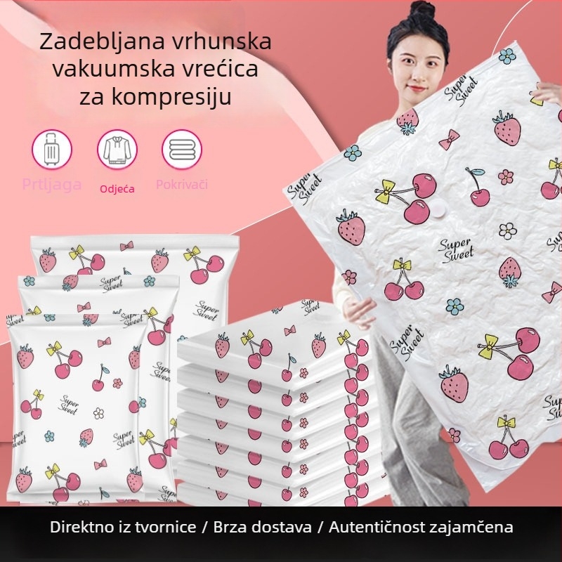 Vakuumska torba za pohranu XXL, za odjeću i deke, kućni organizator