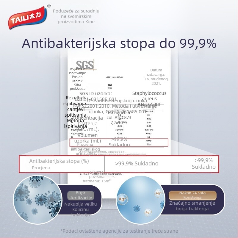 Taili antibakterijska vakuumska vreća za kompresiju odjeće, trodimenzionalna kompresija za skladištenje i preseljenje