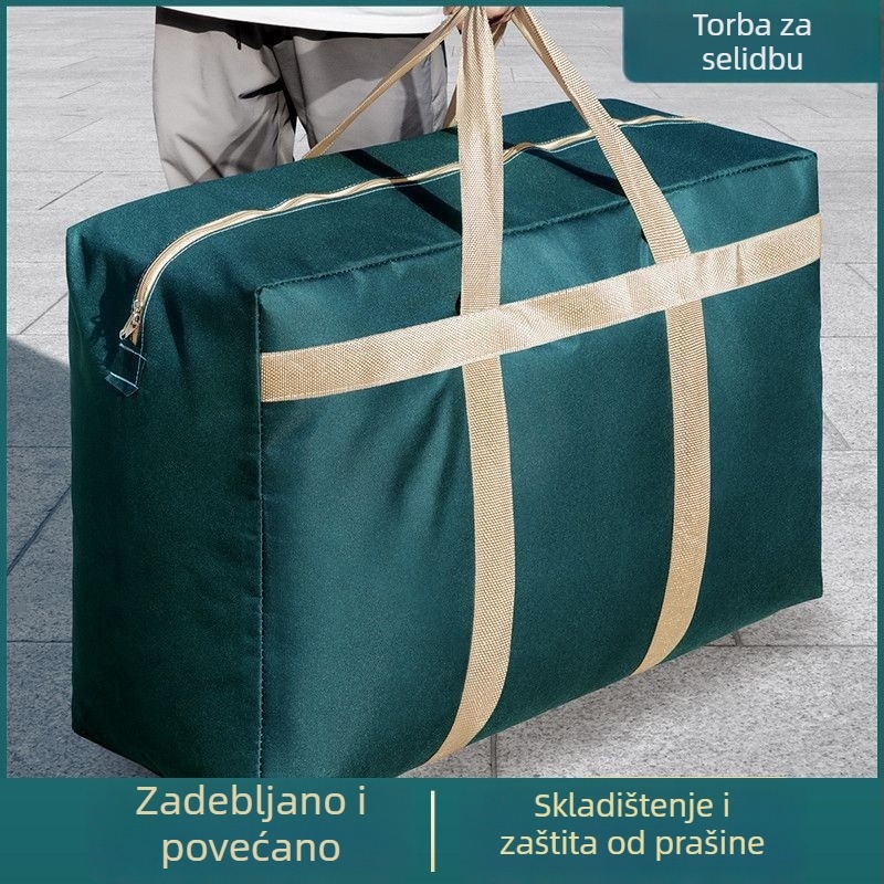 Torba velike kapacitete za preseljenje: pohranjivanje deka i odjeće – putna torba za prtljagu s zaštitom od prašine i vlage
