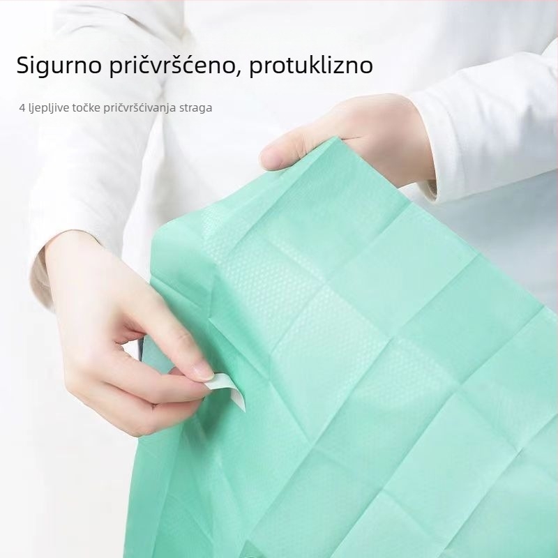 Jednokratna podmeta za WC, vodootporna, produžena i debela, pojedinačno zapakirana za hotele i putovanja