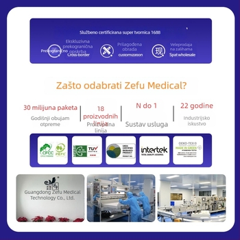 Jednokratne vodootporne navlake za WC školjku za rodilje, putna veličina, pojedinačno pakirane, 8 komada u kutiji