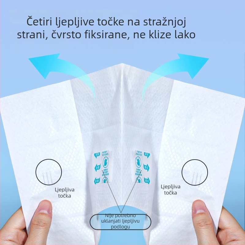 Jednokratna potpuno zaštitna navlaka za WC dasku za žene, prijenosna putna podloga