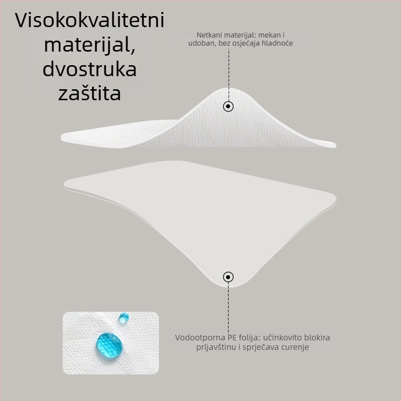 FaSoLa jednokratni ulošci za sjedalo toaleta s punim pokrovom, za postporođajnu njegu, 40×60 cm, 10 kom