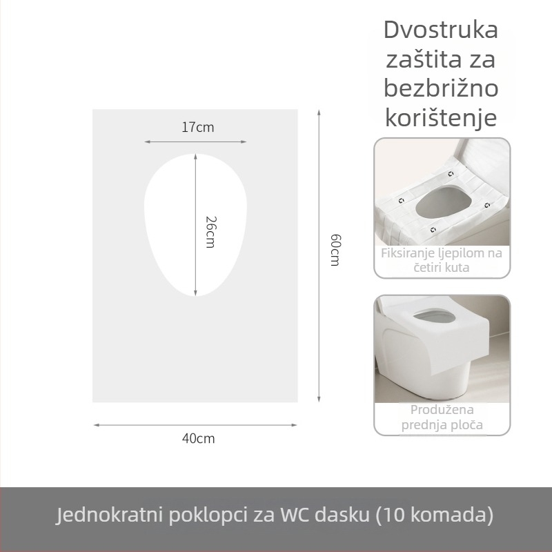 FaSoLa jednokratni ulošci za sjedalo toaleta s punim pokrovom, za postporođajnu njegu, 40×60 cm, 10 kom