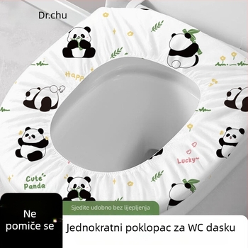 Jednokratni pokrov za WC s punim pokrivanjem, za njegu majki nakon poroda, putovanja i hotela, debeli, vodootporni, veličina 40×60 cm, paket 10 kom.