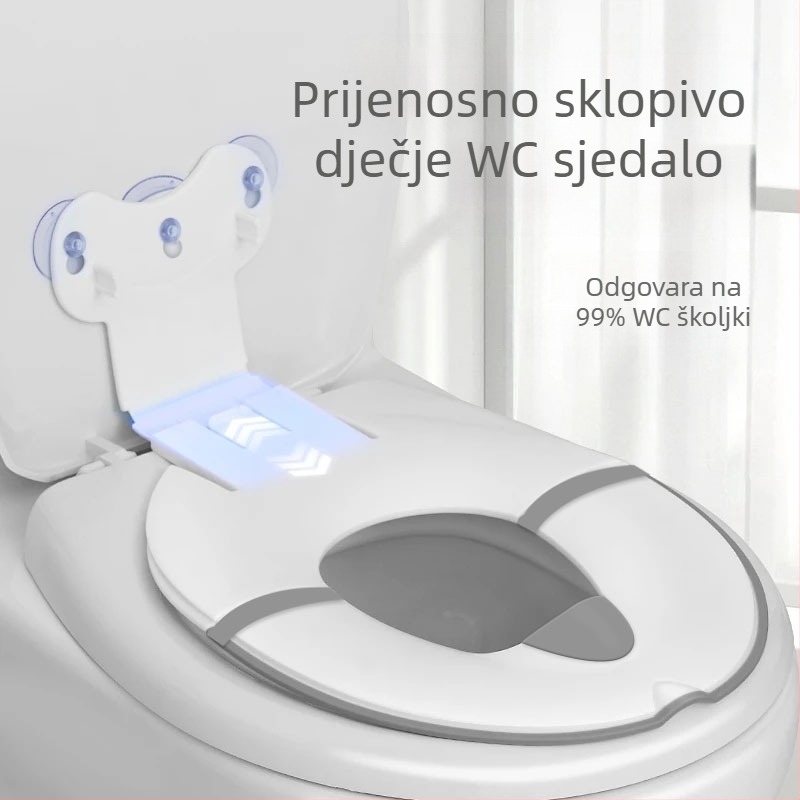 Dječje sklopivo sjedalo za WC, univerzalna zaštita od prskanja, za dječake i djevojčice, prijenosni putni jastučić za sjedenje