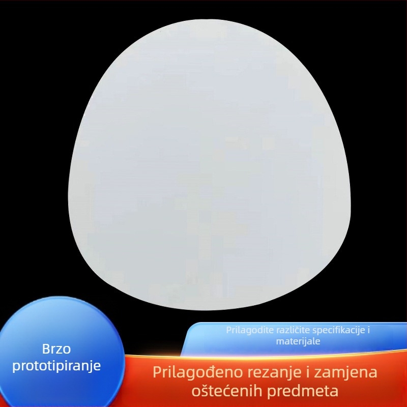 Ovalno stakleno ogledalo za kupaonicu, prilagođena izrada, protiv magljenja, ogledalo za šminkanje