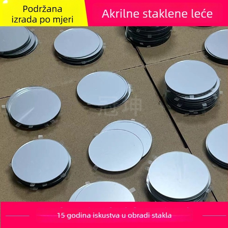 Staklena leća za kozmetičko ogledalo, prilagodljivo rezanje — okrugla ili pravokutna leća