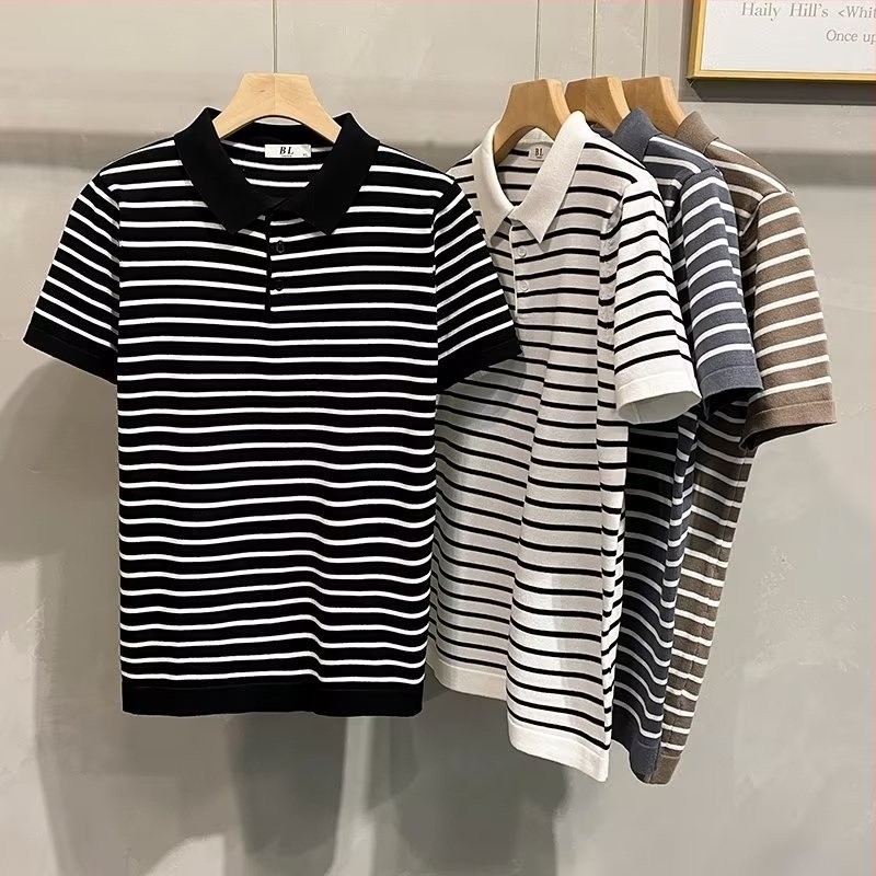 Polo majica 2023, elegantna i svestrana, japanski stil inspiriran, standardna silueta, kratki rukav, novo muško ljeto, inspirirano Harajuku.