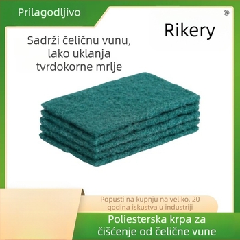 Dvostrano abrazivna spužva za kuhinju – čišćenje, odmašćivanje, pranje posuđa i lonaca, ribanje i uklanjanje kamenca