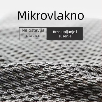 Krpa od mikrovlakana s uzorkom zrna pšenice, dvostrana, debela, otporna na ulje i mrlje, bez tragova, za brisanje stolova i posuđa