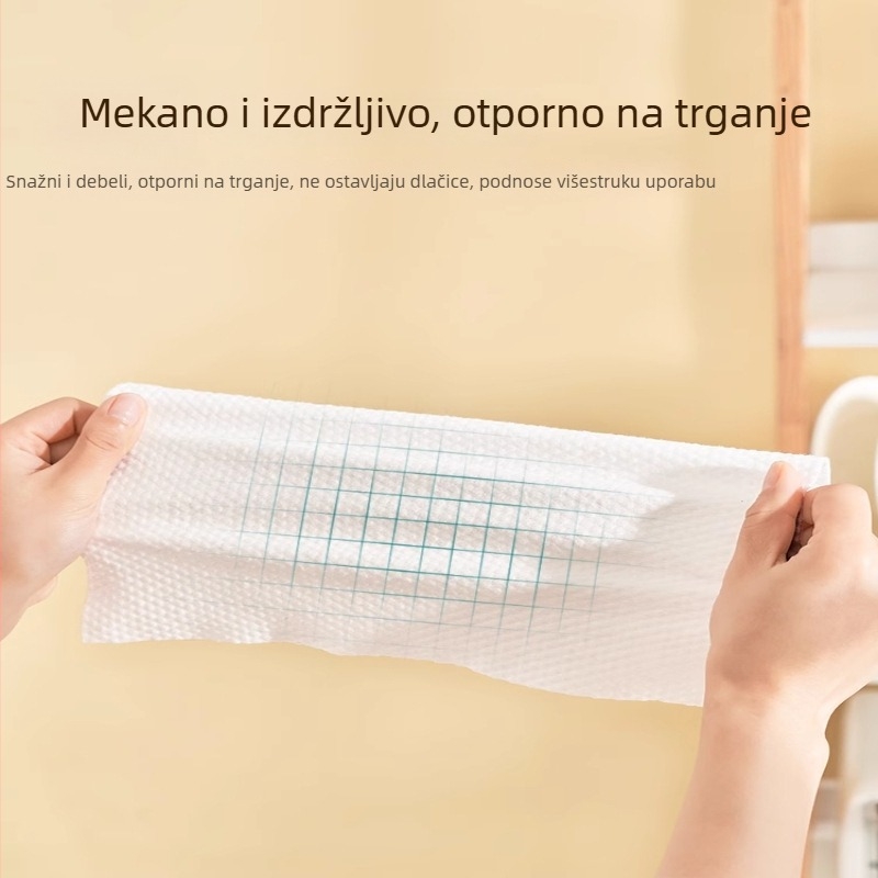 Jednokratne kuhinjske maramice za kačenje, mokro-suhe za pranje posuđa, upijaju masnoću, bez masnoće