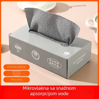 Kutija jednokratne kuhinjske krpe od debelih mikrovlakana