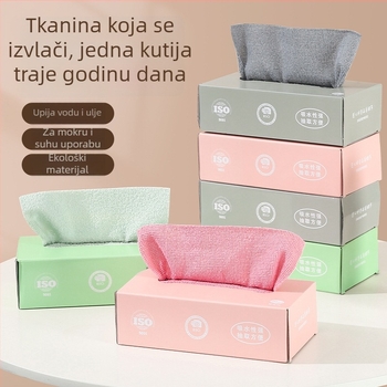 Kutija jednokratne kuhinjske krpe od debelih mikrovlakana