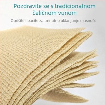 Kakama vlažno i suho kuhinjsko krpa, upijajuća, debela, jednokratna, otporna na habanje za pranje posuđa
