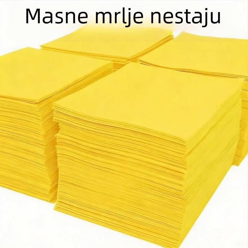 Žuta krpa od biljnih vlakana za čišćenje posuđa, debela, kuhinjska