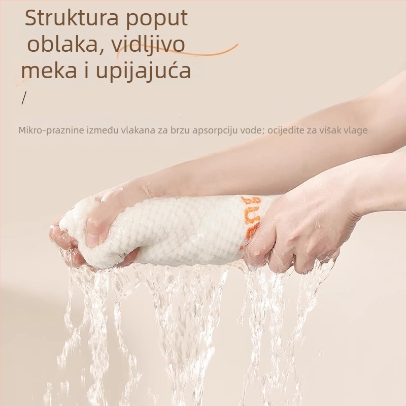 Kuhinjska krpa od poliestera – upija vodu, ne ostavlja vlakna, otporna na masnoće, lako se čisti