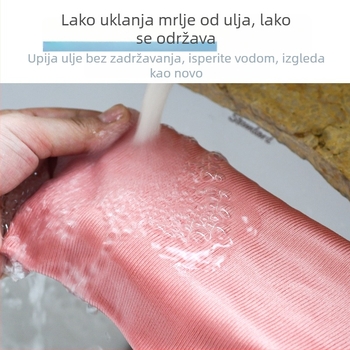 Mikrovlaknena krpa za čišćenje stakla, bez dlačica, upija vodu, za prozore, ogledala i naočale