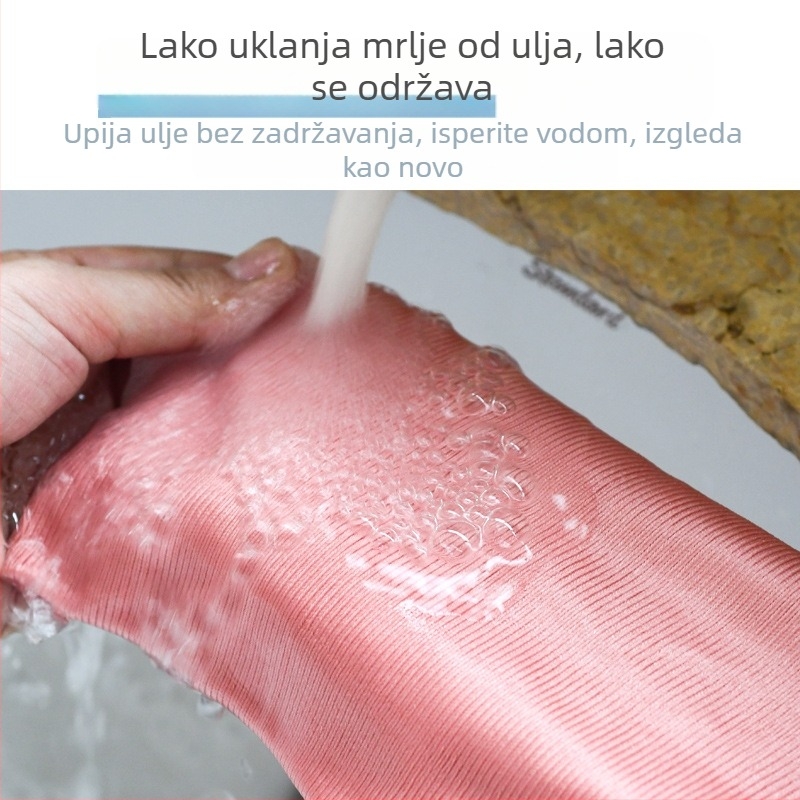 Mikrovlaknena krpa za čišćenje stakla, bez dlačica, upija vodu, za prozore, ogledala i naočale