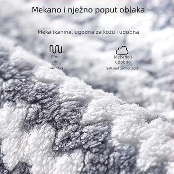 Kuhinjska krpa za posuđe – upija vodu, od poliester, krpa od coral fleecea za posuđe i zdjele, otporna na masnoću
