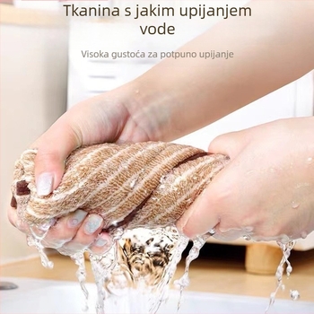 Kuhinjska krpa od ultrafinih vlakana, upija, ne ostavlja dlačice, otporna na masnoće, zadebljana, lako se čisti, višestruka namjena