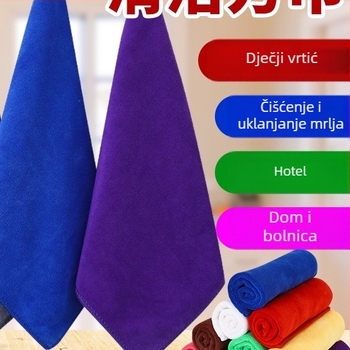 Komplet od 10 krpa za kućanstvo i čišćenje, debele, upijajuće, bez dlačica, male kvadratne krpe za kuhinju