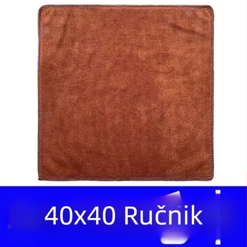 40×40 cm kvadratna krpa za čišćenje automobila, upijajuća, višefunkcionalna