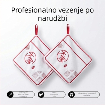 Prilagođeni visići ručnik za ruke, upijajući i debeli, ručnik s crtić dizajnom za kupaonicu, mali ručnik za pranje ruku i kuhinjska krpa za čišćenje