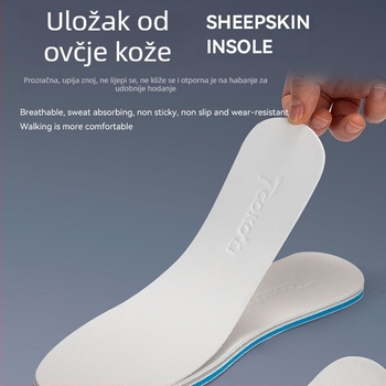 Ultra-tanki ulošci od prave kože, prozračni, upijaju znoj, protuklizni, protiv mirisa, za muškarce i žene, za sportske i casual cipele, mekani ulošci